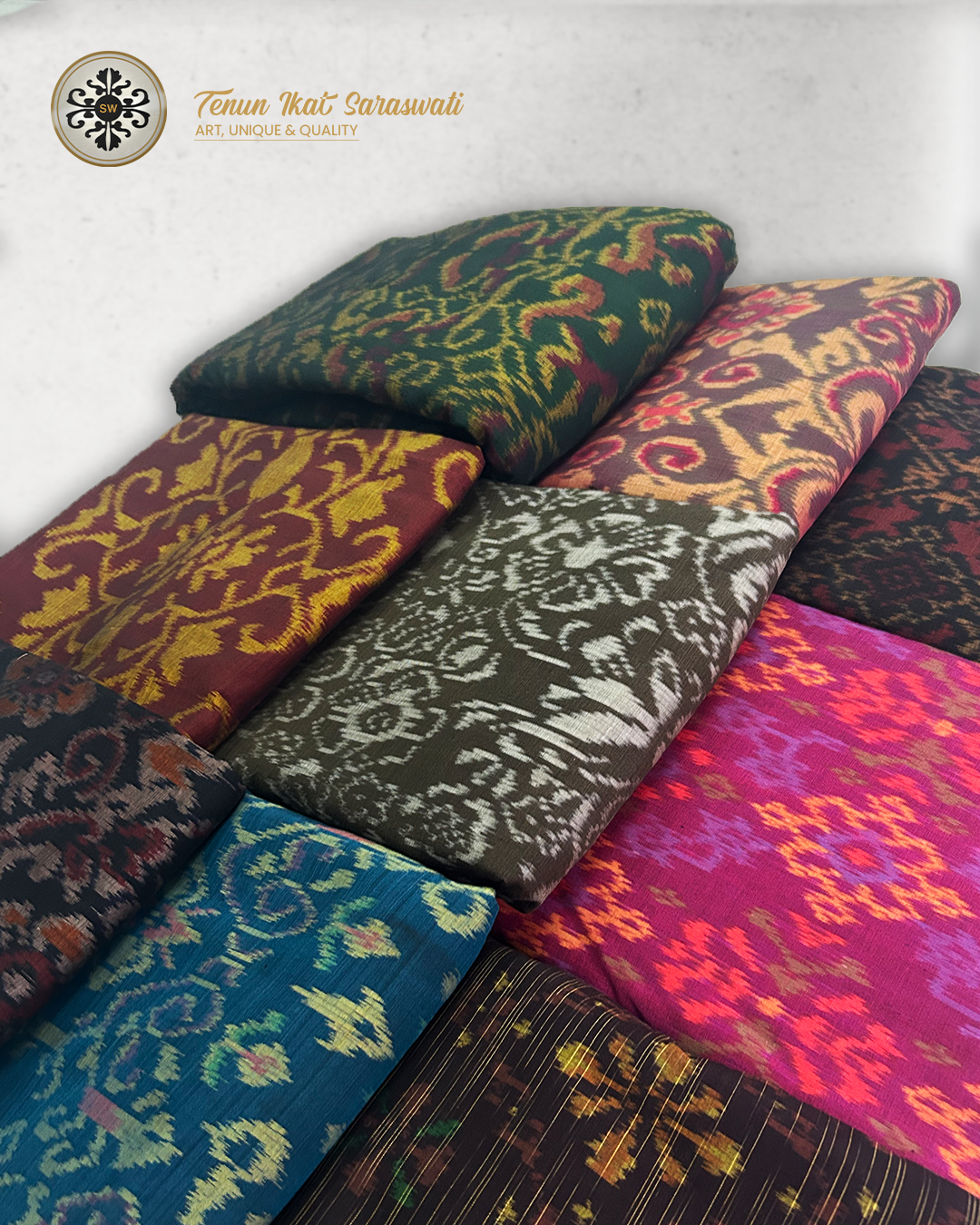 Endek Katun Motif Gringsing